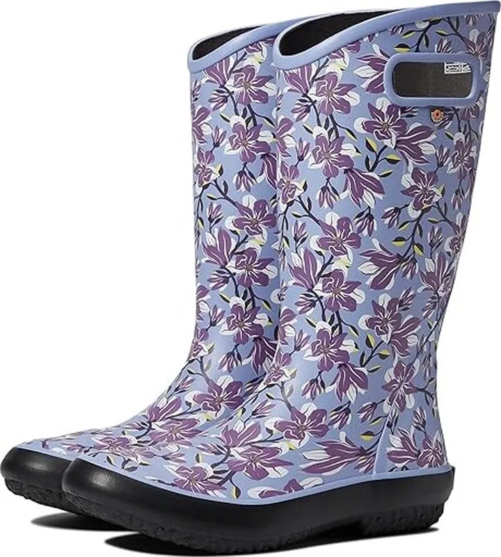 Bogs Rain Boot Magnolia (Periwinkle) Women's Boots