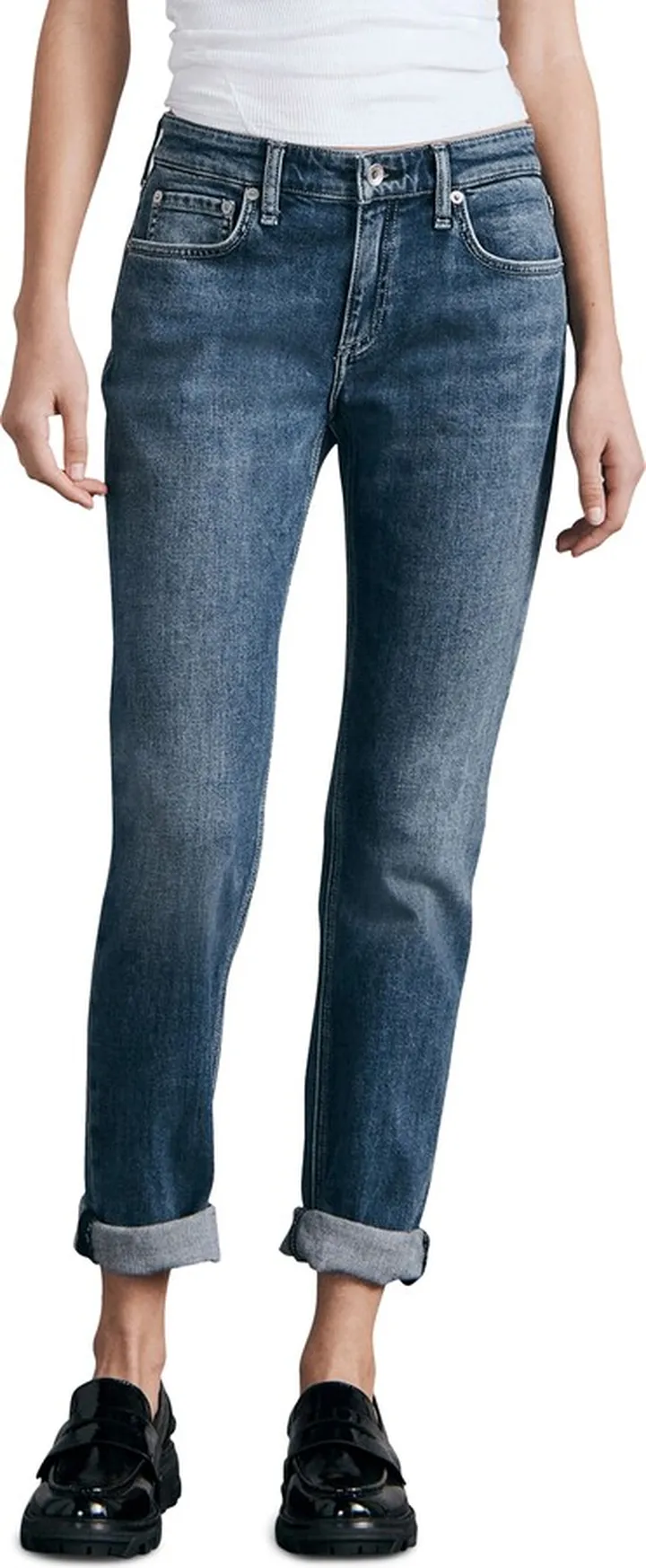 Dre Low Rise Slim Boyfriend Jeans