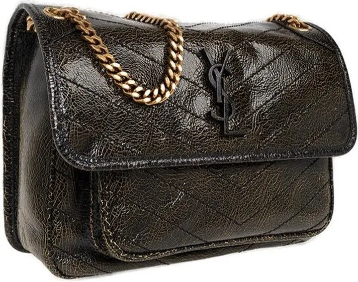 Saint Laurent Niki Logo Plaque Shoulder Bag