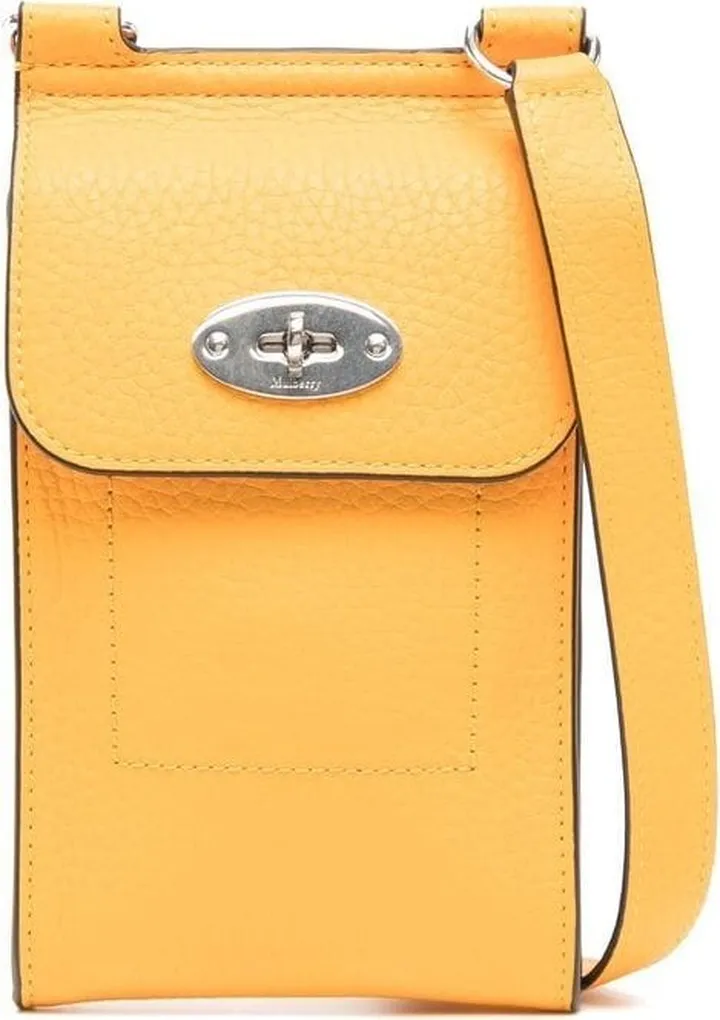 Foldover Leather Shoulder Bag