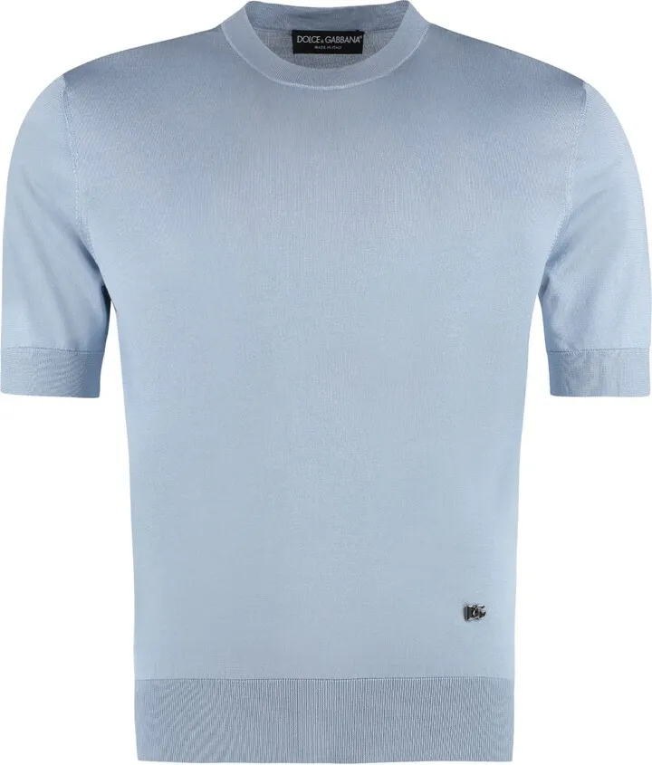 Knitted Silk-blend T-shirt