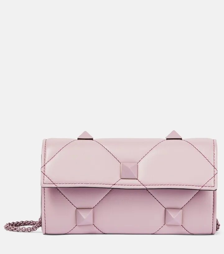 Roman Stud leather shoulder bag