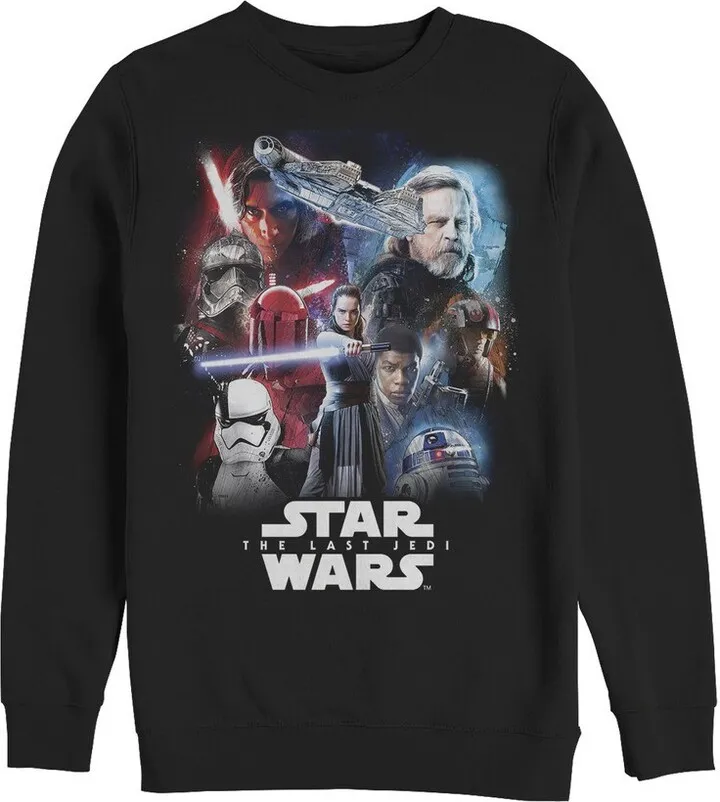 Men's Star Wars The Last Jedi Force Sweatshirt - Black - Small
