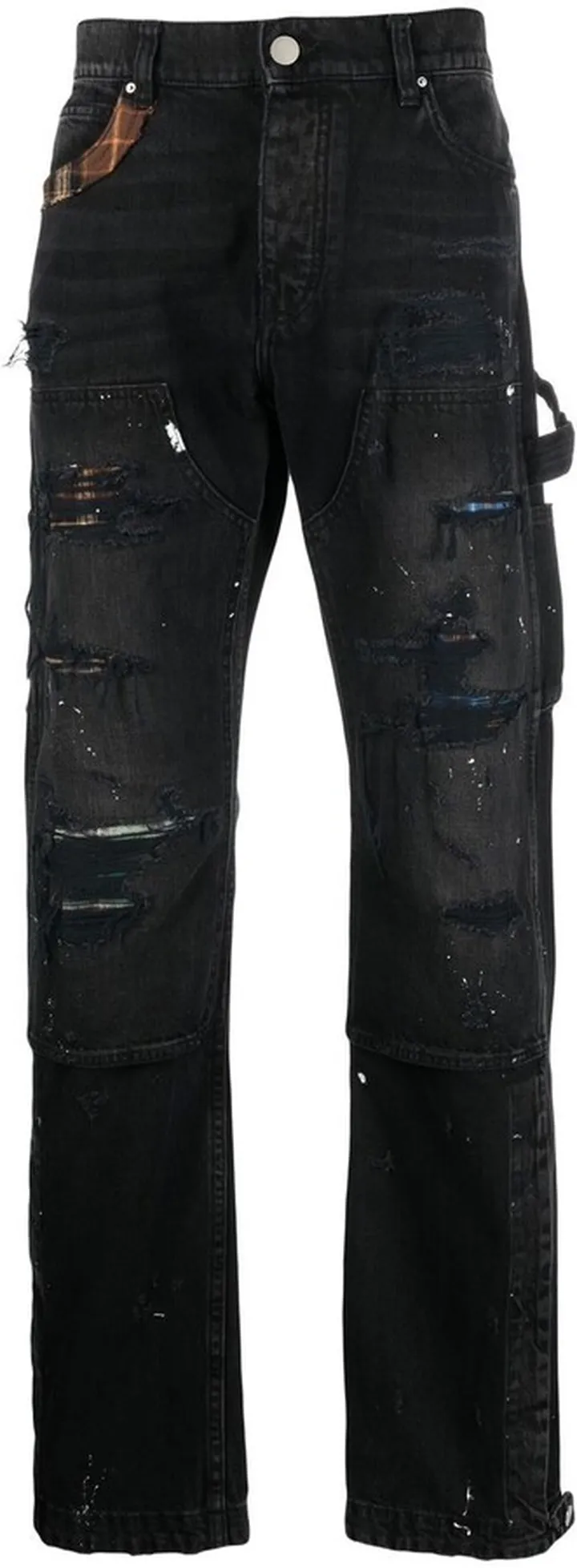 Ripped-Detail Jeans