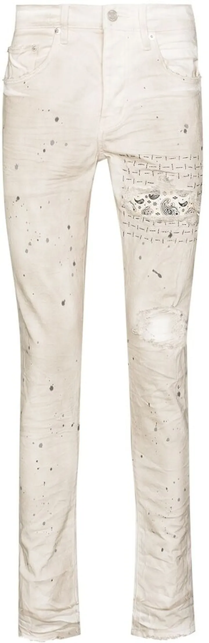 Bandana Patch Skinny Jeans