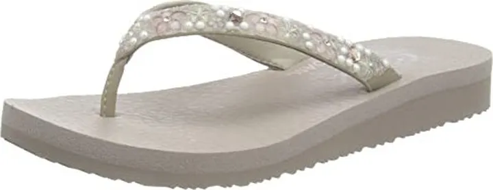 Skechers Women's Meditation-Dancing Daisy Flip-Flop