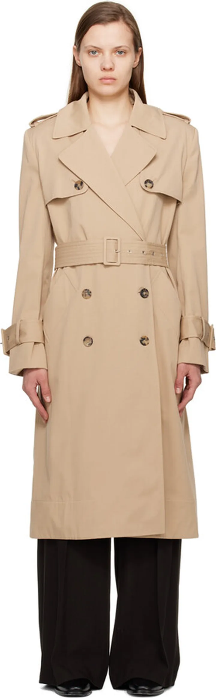 KHAITE Beige Murphy Trench Coat