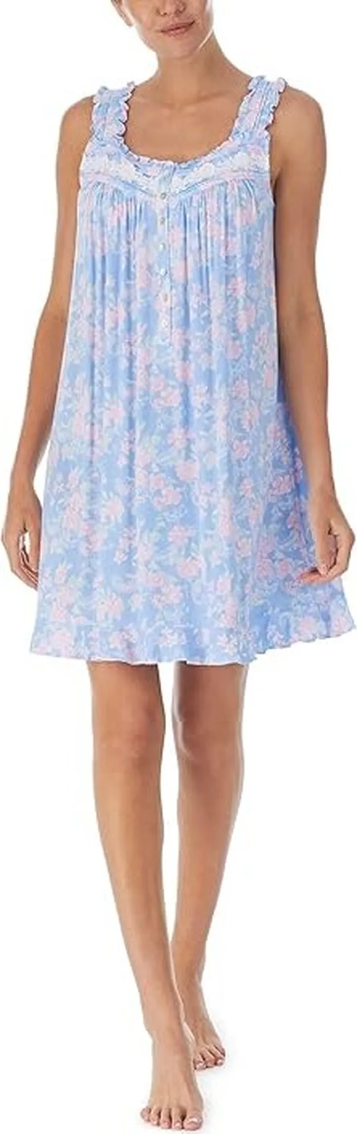 Eileen West Sleeveless Chemise (Paisley Floral) Women's Pajama