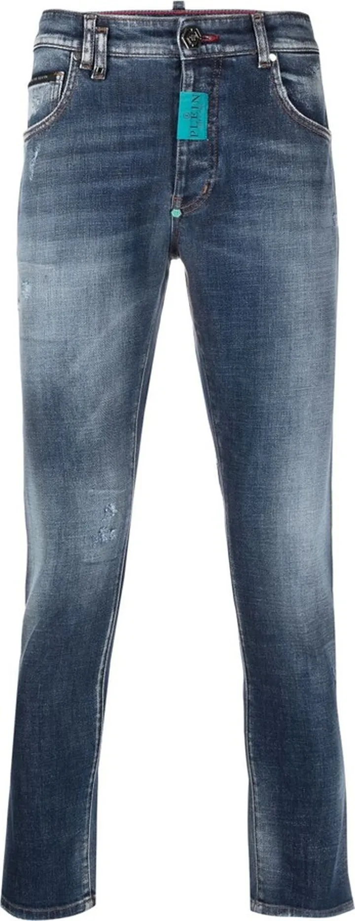 Distressed-Effect Skinny Jeans