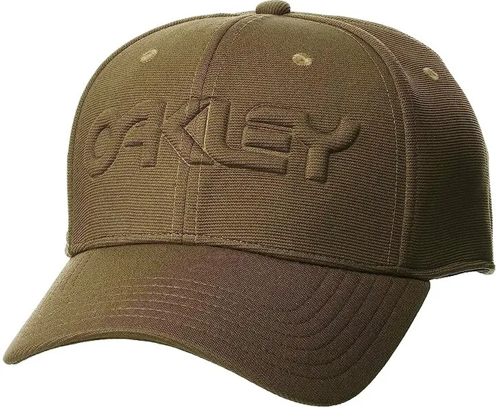 Oakley Oakley 6 Panel Stretch Hat Embossed (New Dark Brush) Traditional Hats