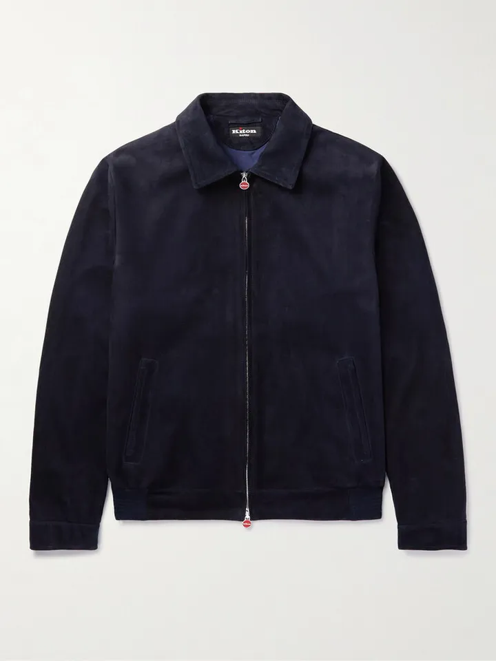 Suede Harrington Jacket