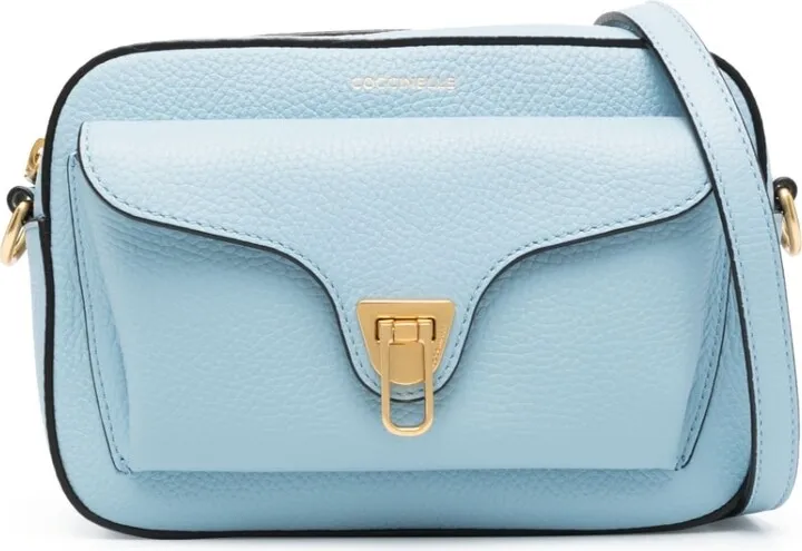 Foldover-Lock Shoulder Bag