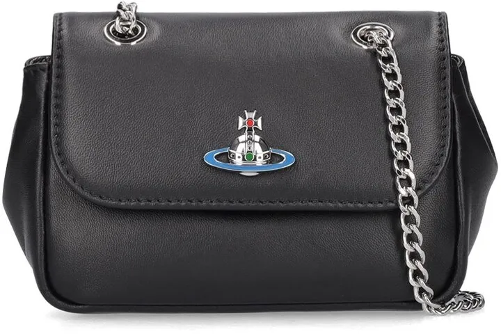 Small nappa leather shoulder bag
