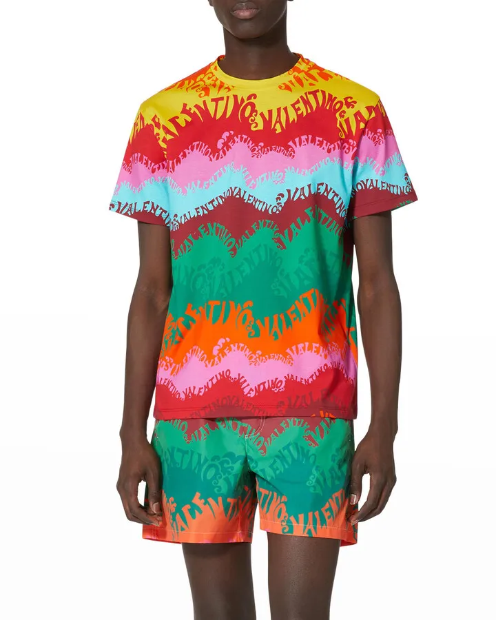 Men's Logo Waves T-Shirt