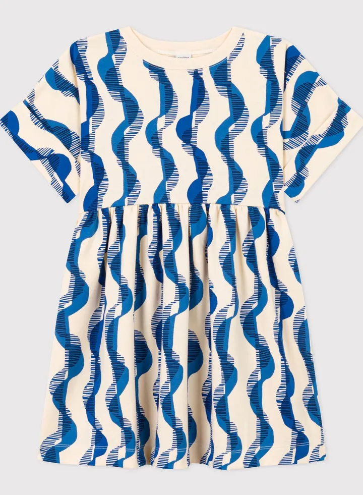 Kids Printed Tiered Dress
