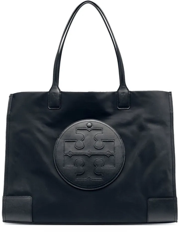 Ella logo patch tote bag