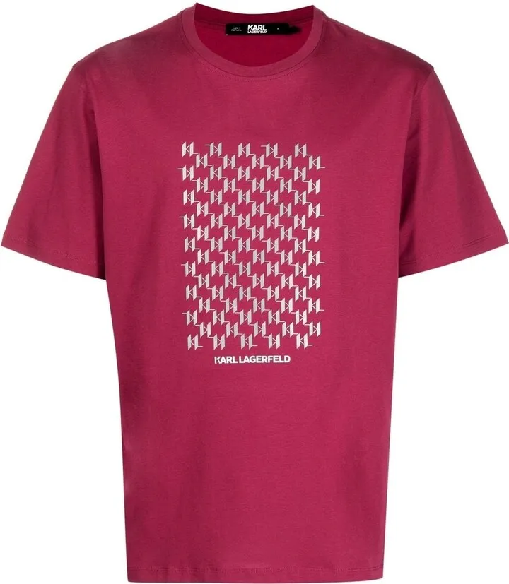 reflective monogram T-shirt