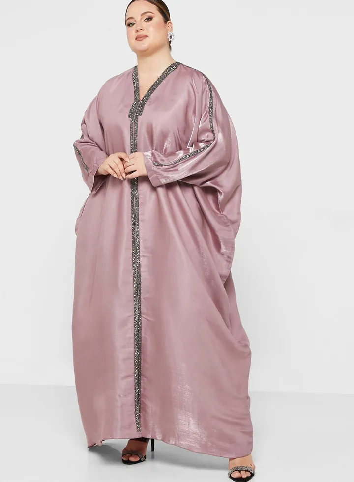 Shimmer Detail Kaftan