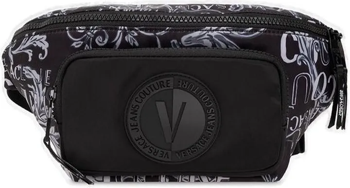 Versace Jeans Couture Logo-Printed Zipped Belt Bag