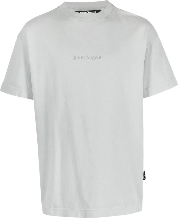 reverse logo-print T-shirt