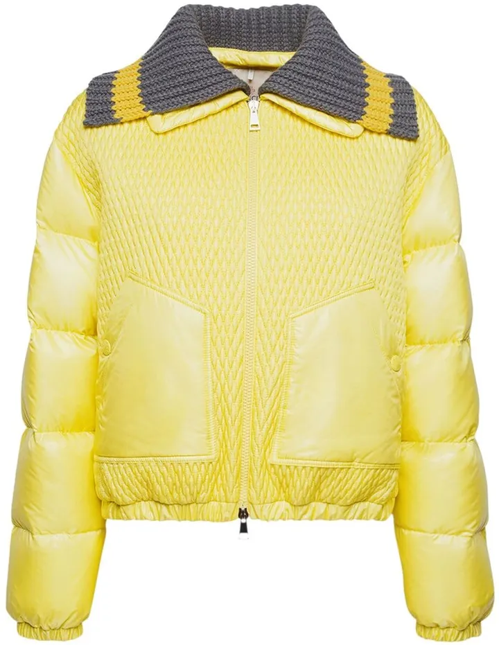 Arpont nylon down bomber jacket