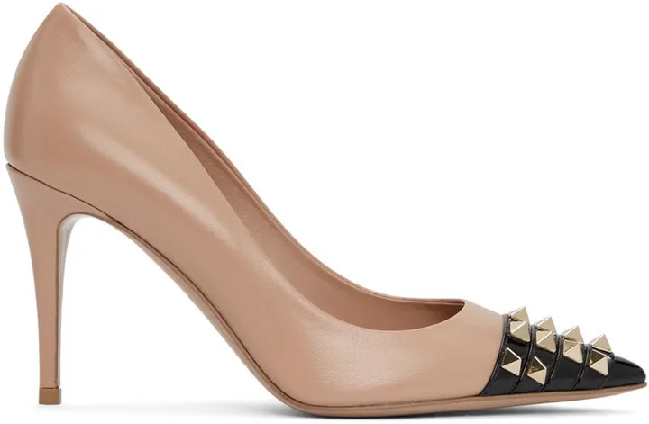 Valentino Garavani Pink Rockstud Alcove Heels