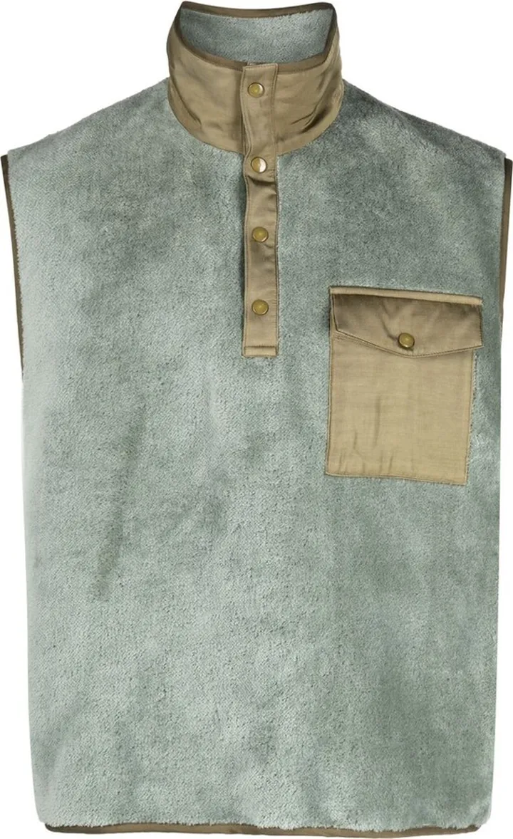 Light Green And Grey Barlow Gilet