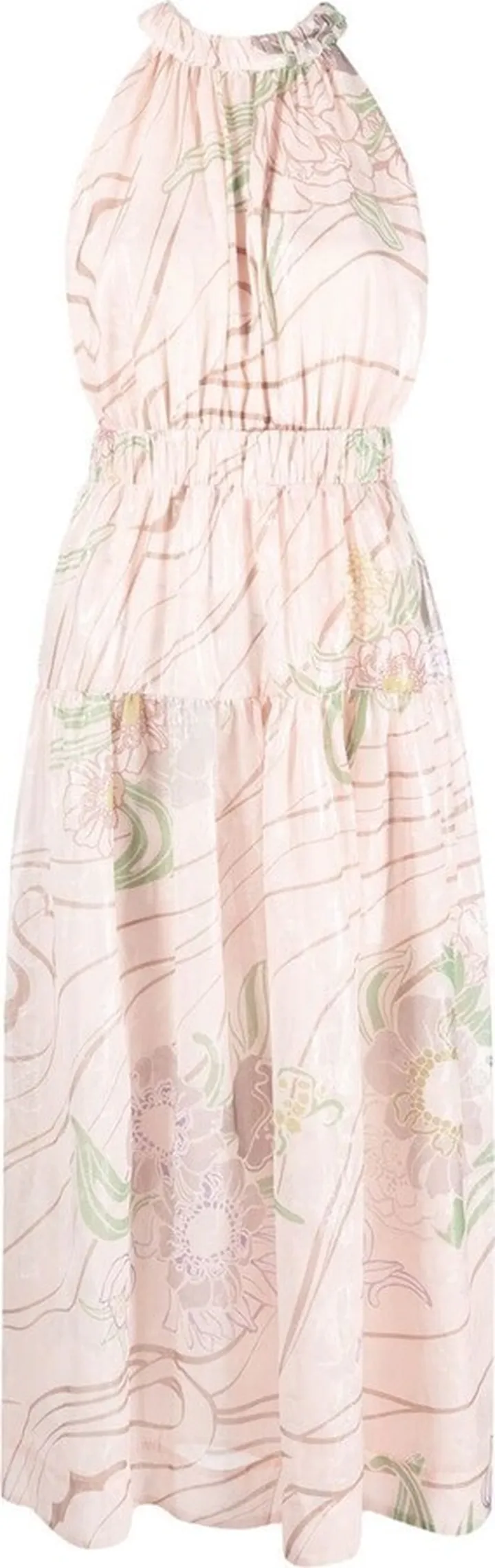 Margarite floral-print maxi dress