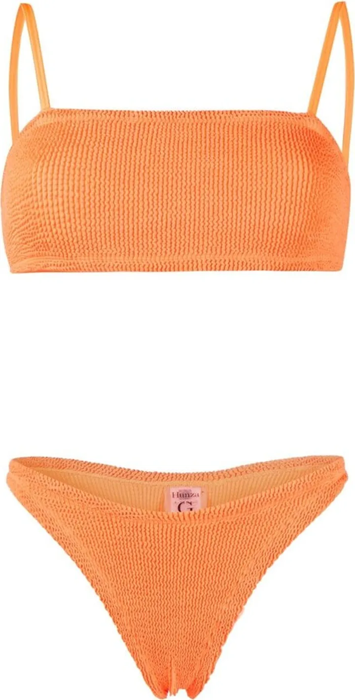 Shirred-Effect Bikini Set
