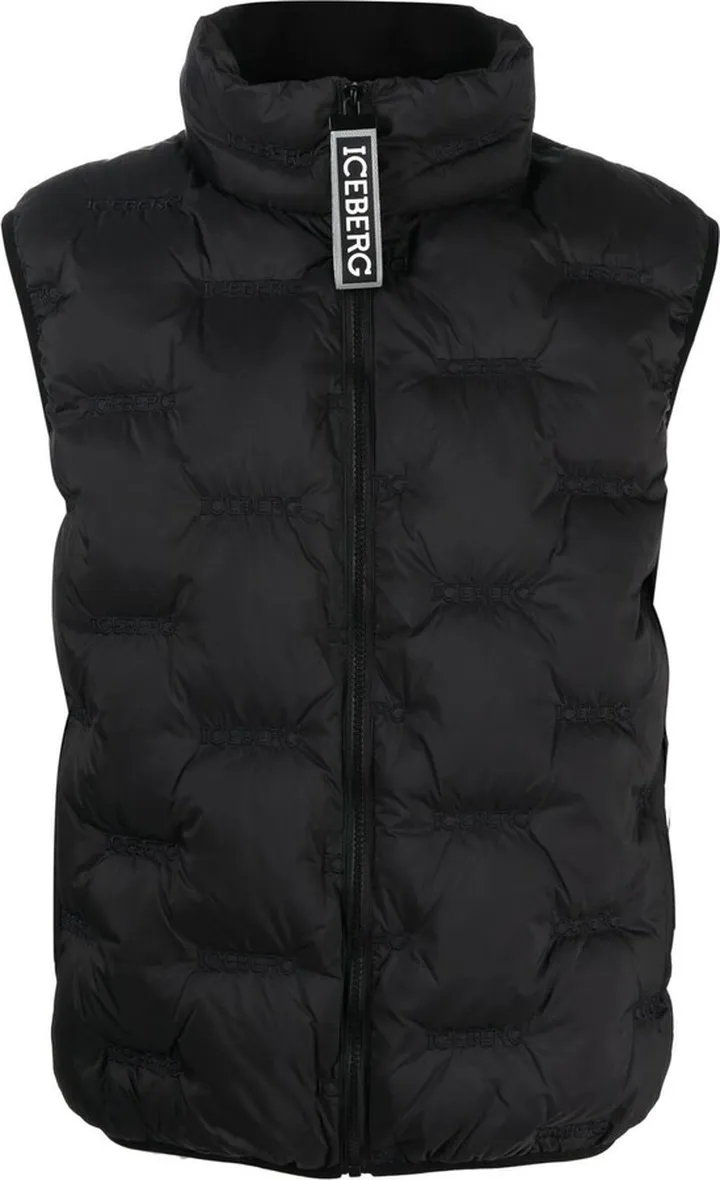 Padded Logo-Embroidered Gilet