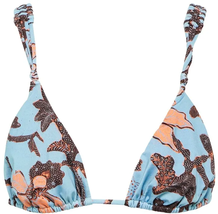 Catalina floral bikini top