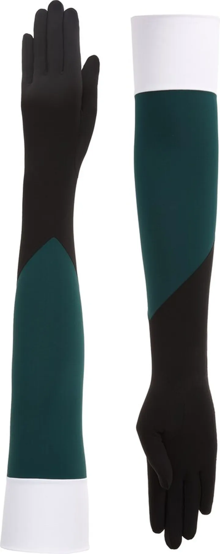 Colorblock Long Gloves