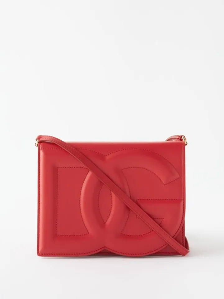 Logo-flap Leather Cross-body Bag