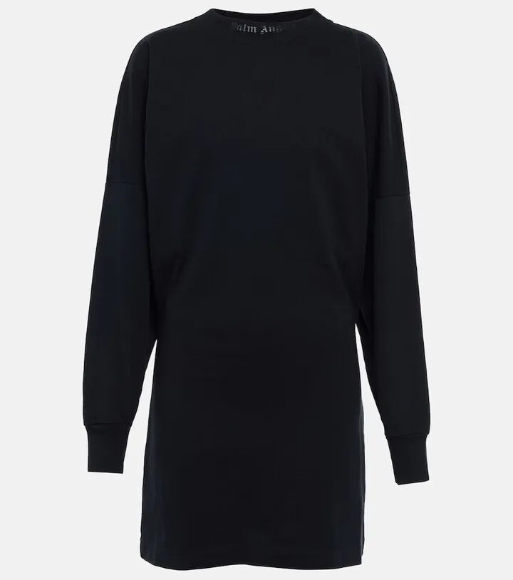 Cotton sweatshirt dress