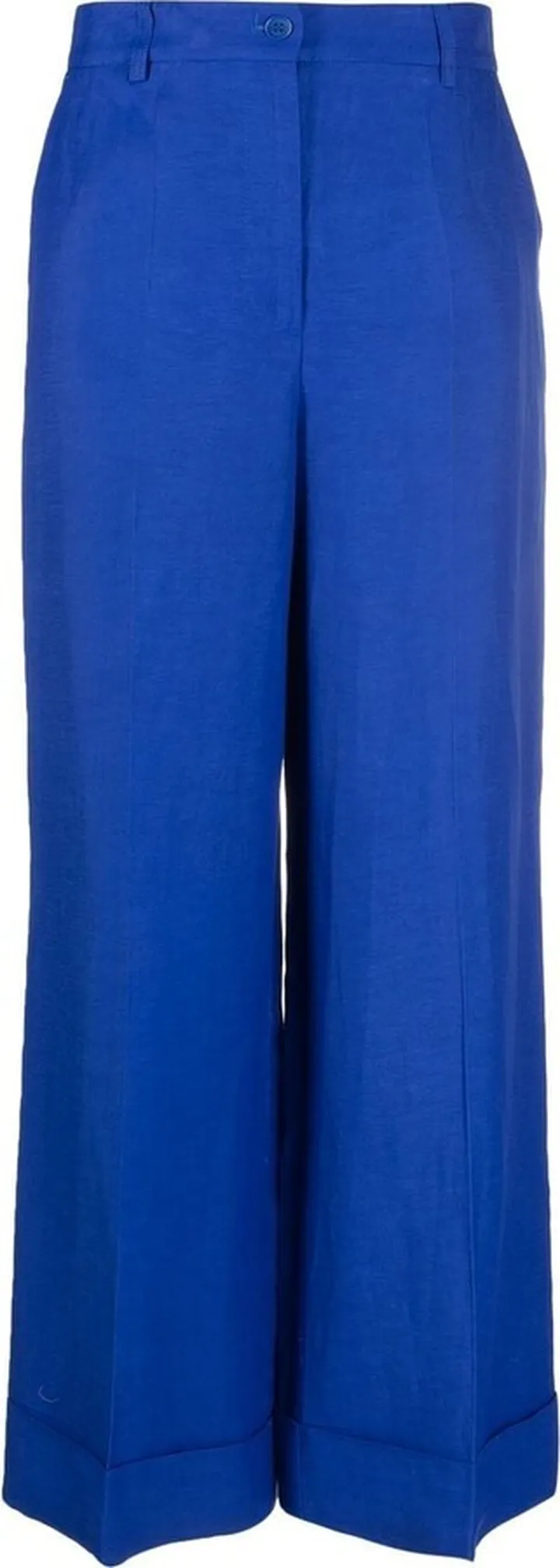 Pressed-Crease Straight-Leg Trousers