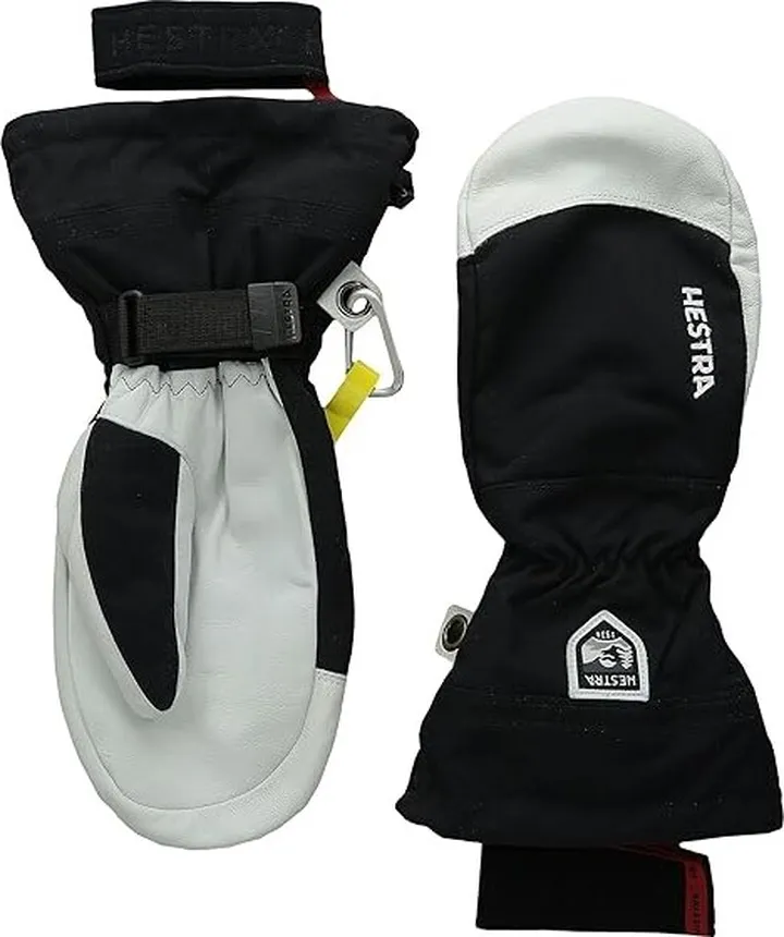 Hestra Army Leather Heli Ski Mitt (Black) Ski Gloves