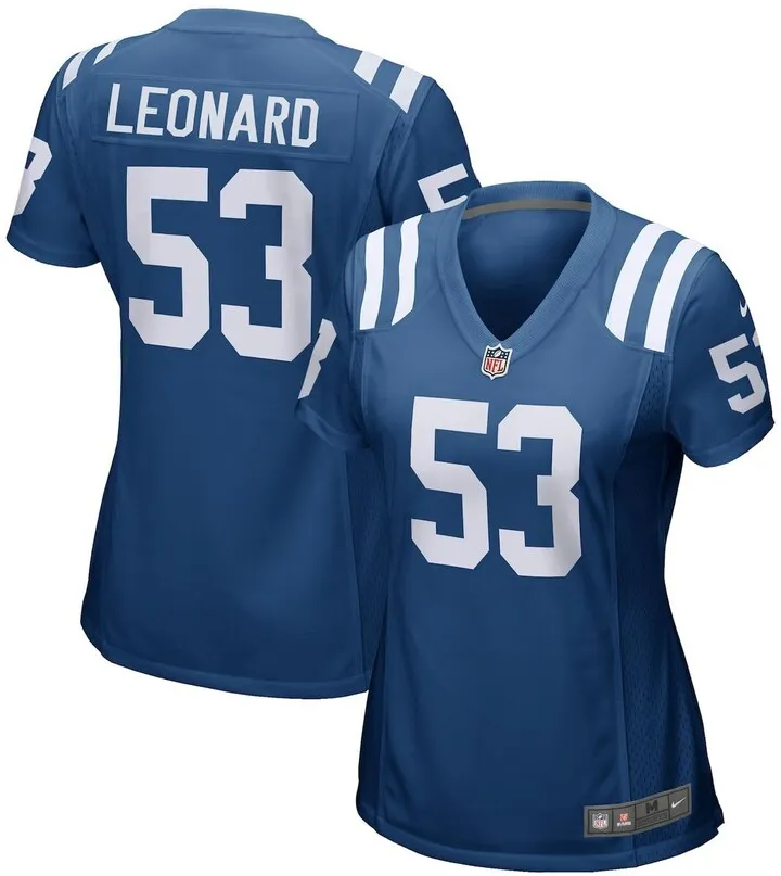 Women's Nike Darius Leonard Royal Indianapolis Colts Game Jersey