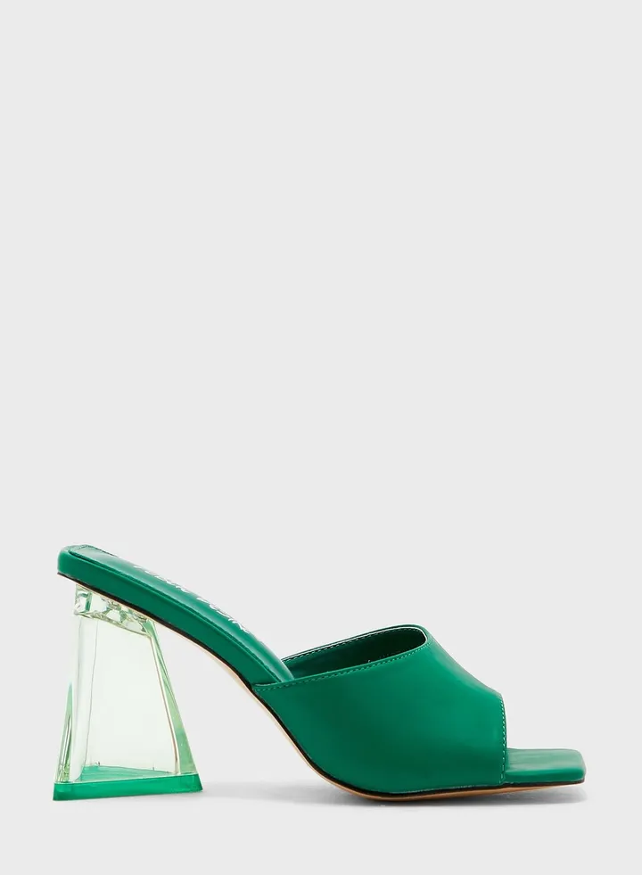 One Strap High Heel Sandals