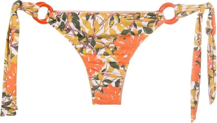 Floral-Print Bikini Bottoms