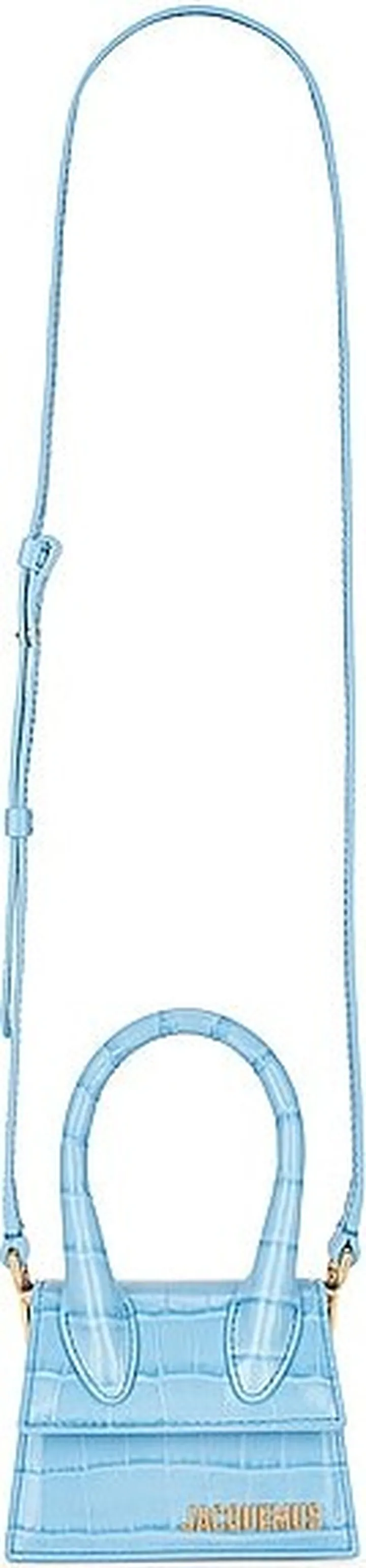 JACQUEMUS Le Chiquito Bag in Baby Blue