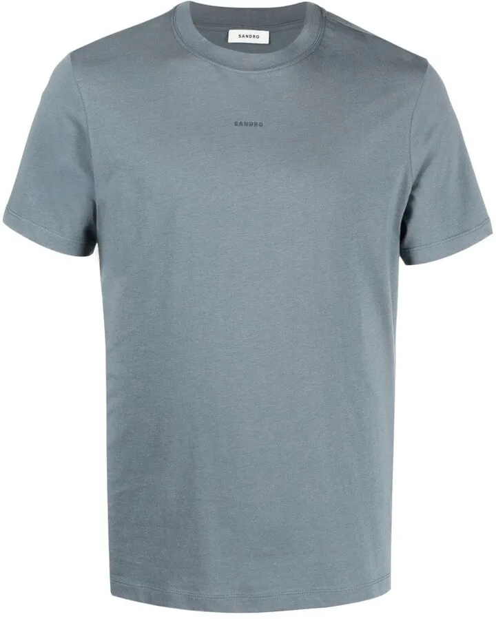 embroidered-logo detail T-shirt