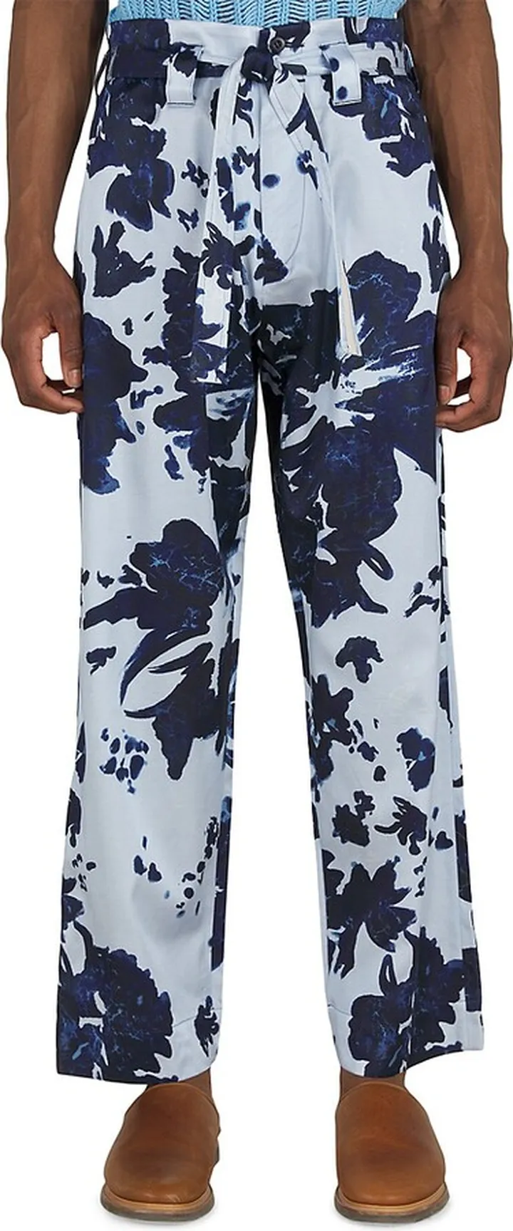 Calypso Kimono Straight-Leg Pants