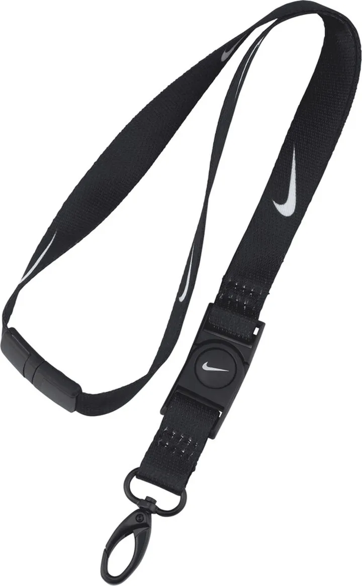 Nike Unisex Premium Lanyard in Black