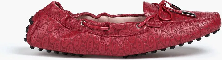 + Alber Elbaz Heaven Laccetto embossed leather loafers