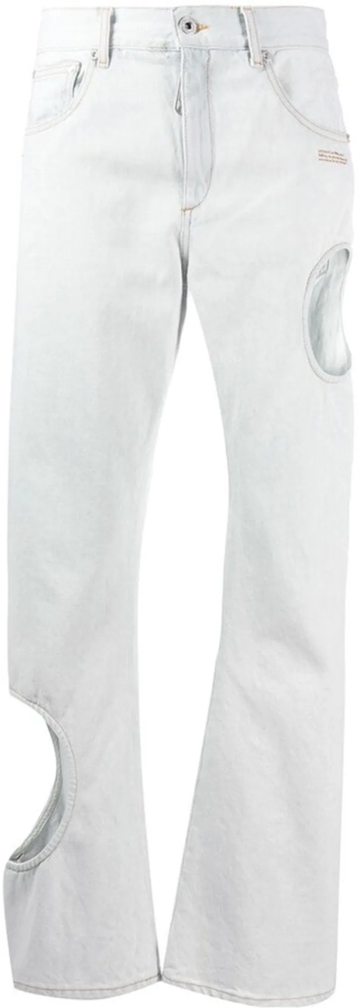 Swiss Cheese boyfriend jeans