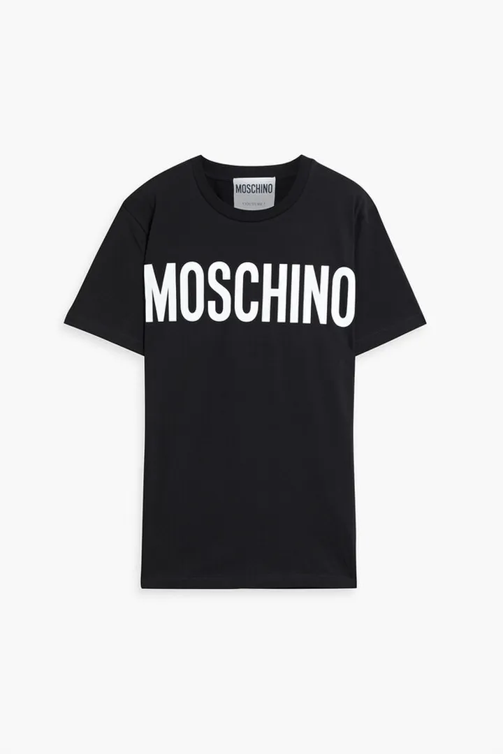 Printed cotton-jersey T-shirt