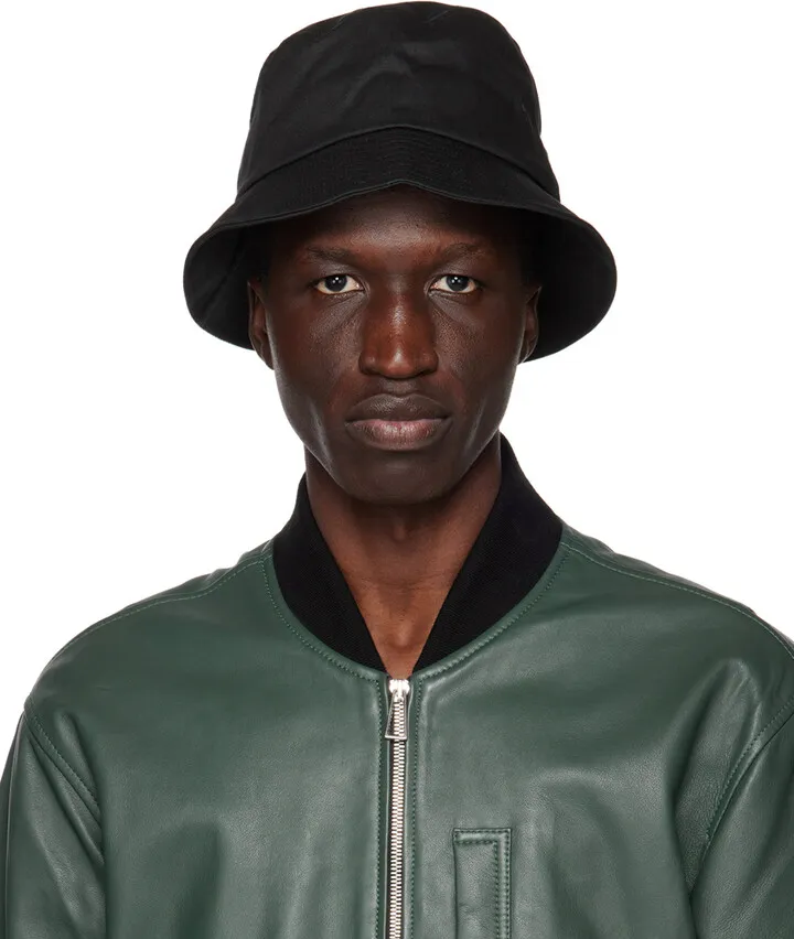 PS by Paul Smith Black 'PS' Bucket Hat