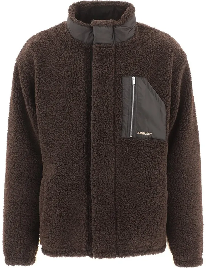 Ambush Chest Pocket Shearling Jacket