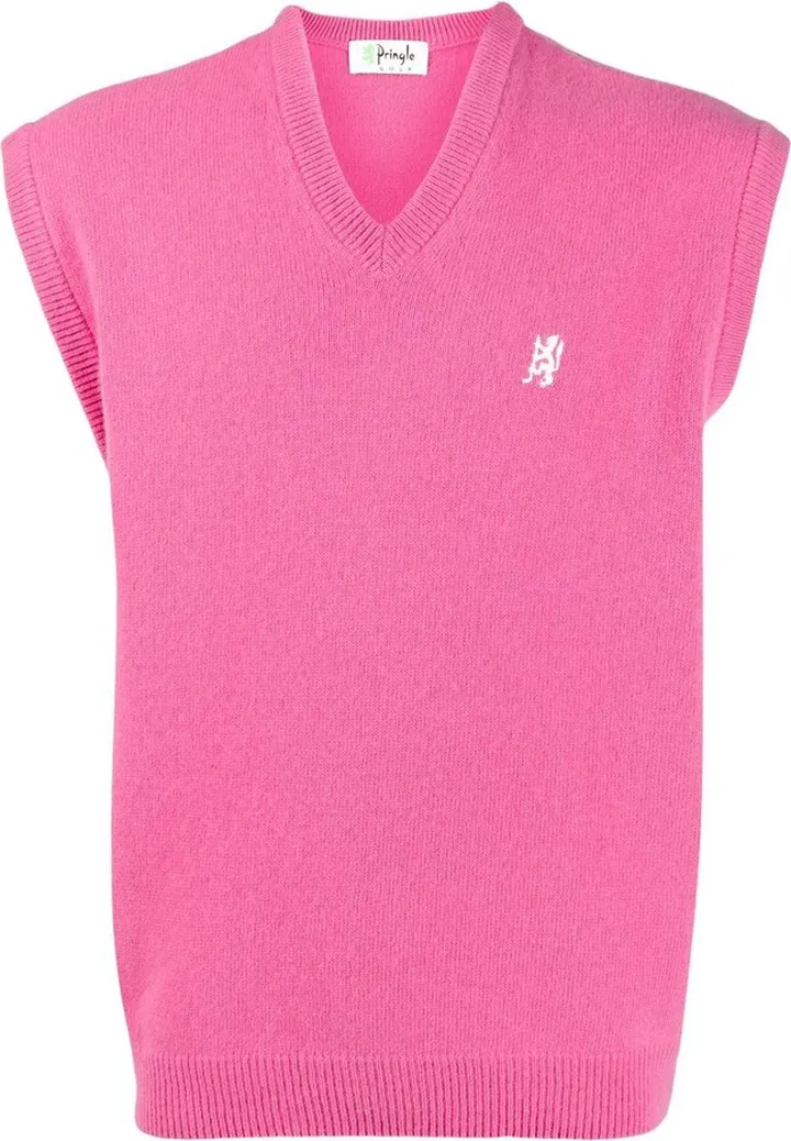 Golfing Lion-Logo sleeveless jumper