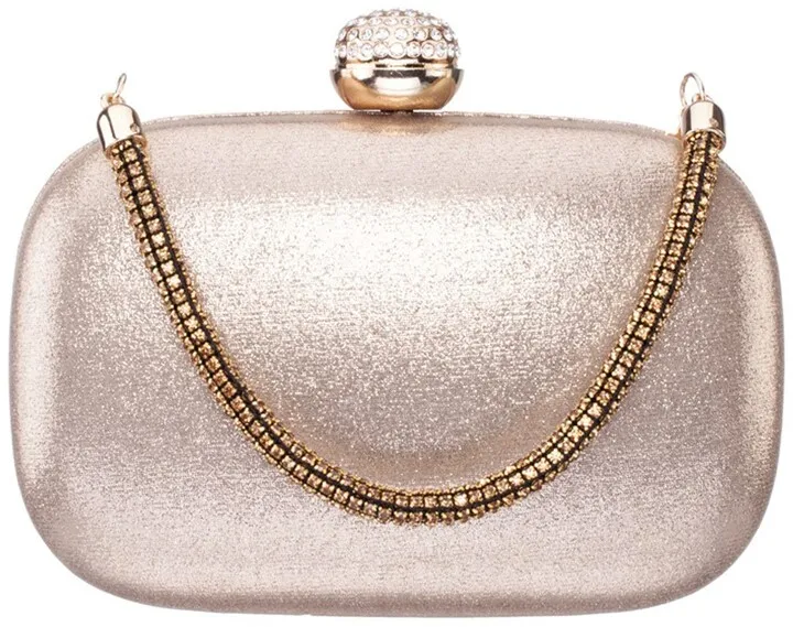 Crystal Handle Minaudiere